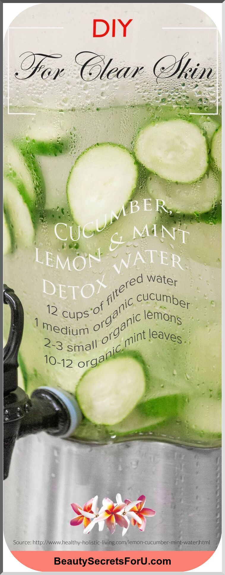 Detox Water: Consume Your Way to Clear Radiant Skin