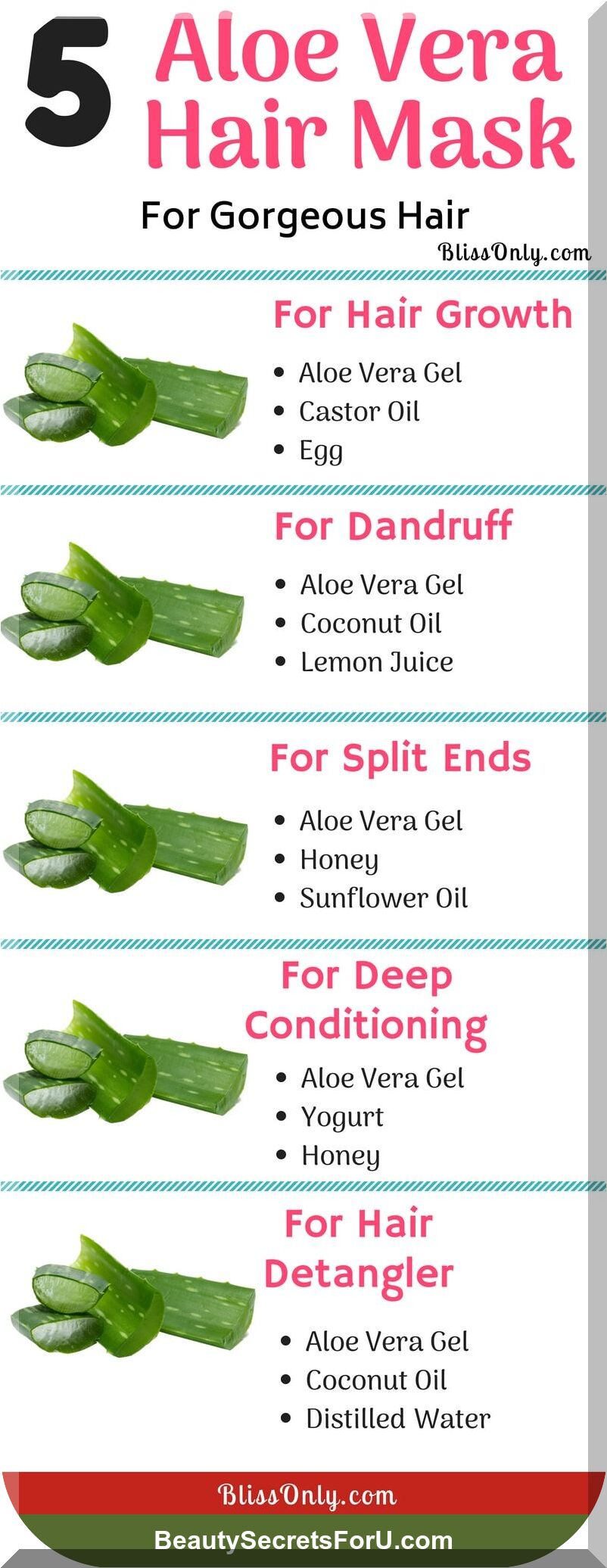 * 5 Aloe Vera Hair Mask For Gorgeous Hair